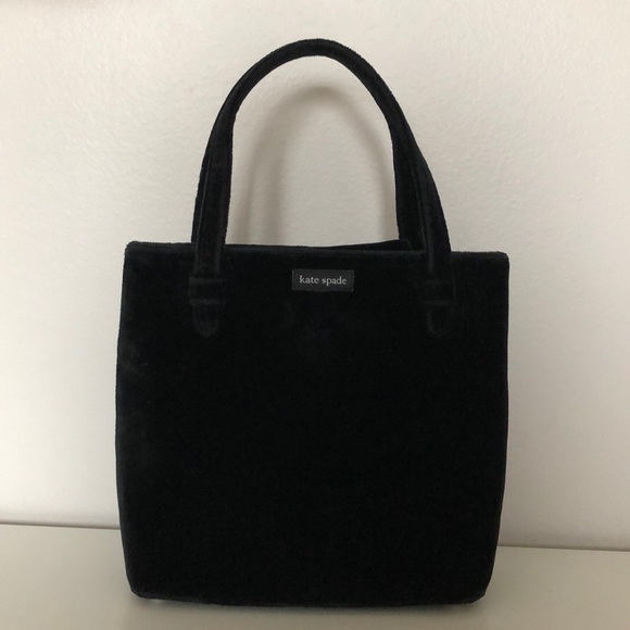 kate spade Bags Vintage 9s Kate Spade Black Velvet Mini Bag Poshmark
